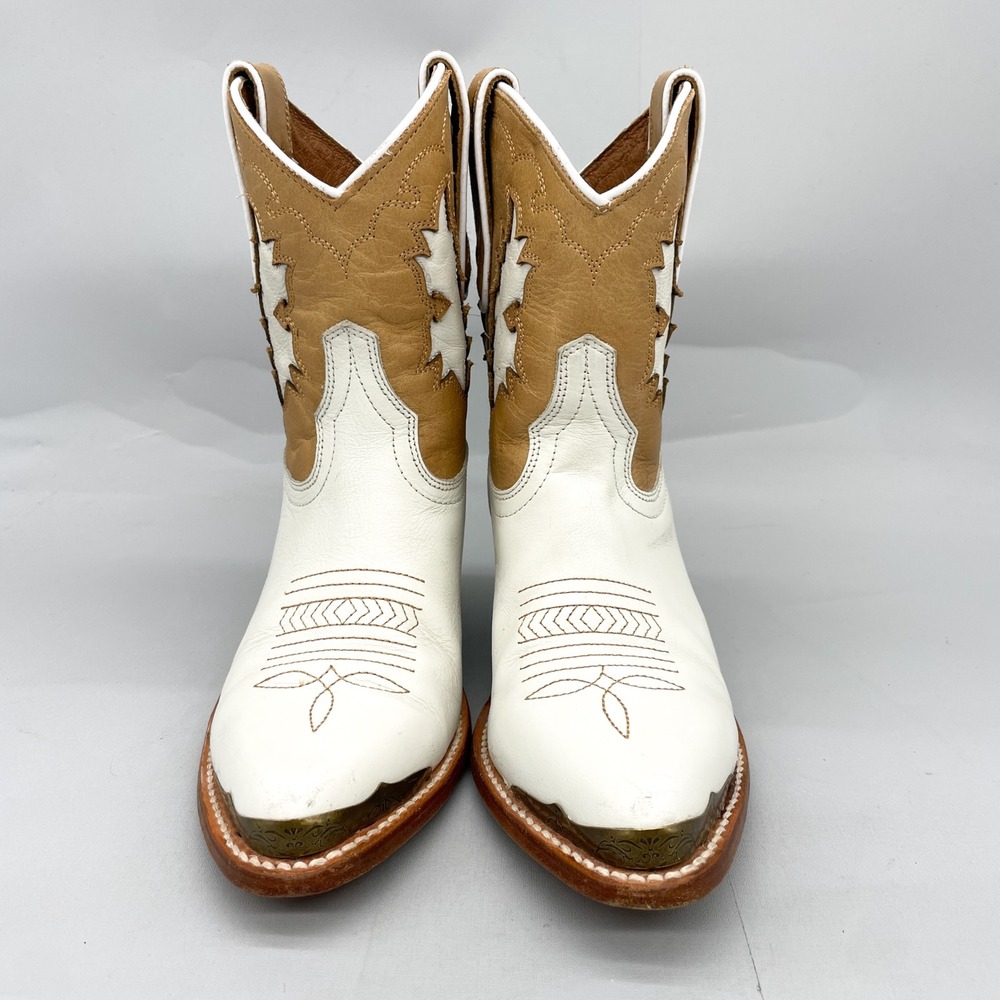 Idyllwind Miranda Lambert Womens 7.5 Thunderbird White Tan Western Cowgirl Boots - Picture 3 of 15